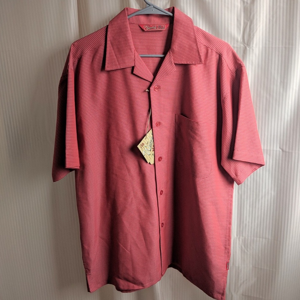 NWT Woodys Retro Lounge Button Down Shirt